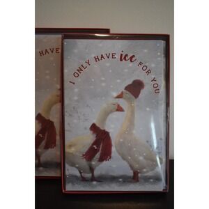 Geese and Snow Greeting Card 10 Pack 5.4 x 8.25